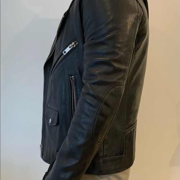 BLK DNM Leather Jacket Size M (38-40) - Picture 3 of 5